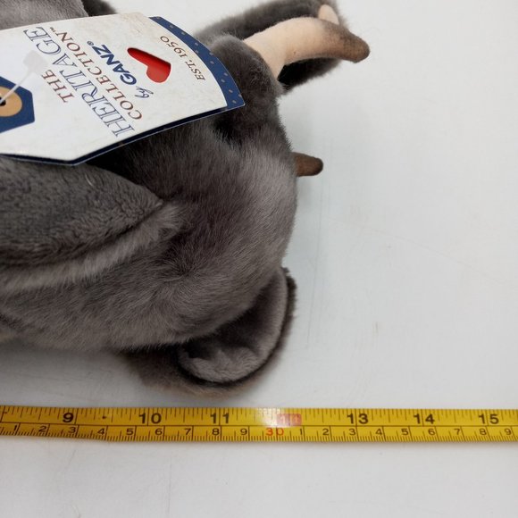 African Elephant Plush Ganz Heritage Collection 12 Inch NWT Hang Tags Collectibl - Picture 10 of 10